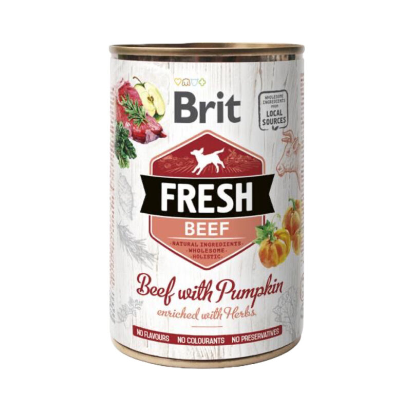 Brit Fresh Vådfoder M/Okse & Græskar