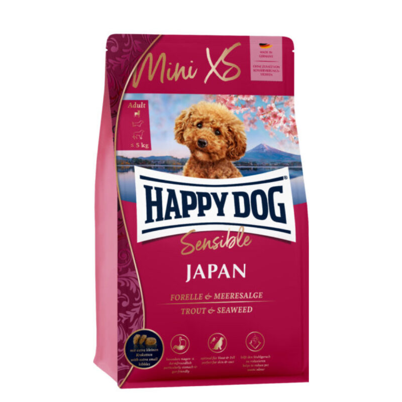 Happy Dog Mini XS Sensible Japan M/Kylling & Ørred