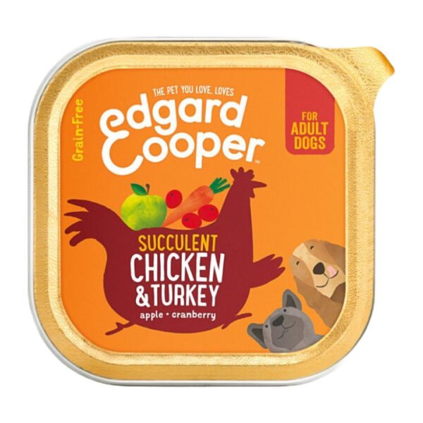 Edgard Cooper Vådfoder M/Kylling & Kalkun
