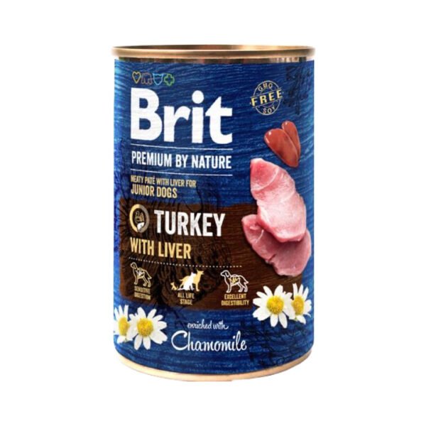 Brit Premium By Nature Vådfoder M/Kalkun