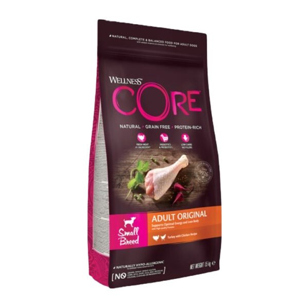 Wellness Core Adult Original Small Breed M/Fjerkræ