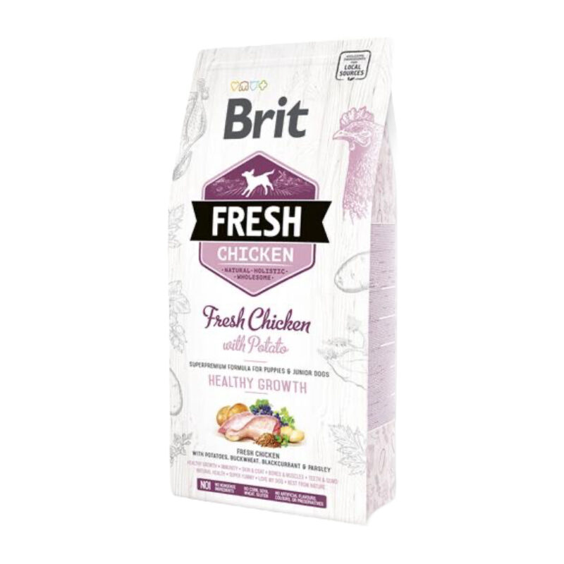 Brit Fresh Puppy Healthy Growth M/Kylling