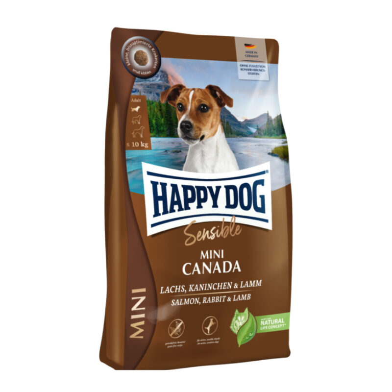 Happy Dog Mini Sensible Canada M/Laks, Kanin & Lam