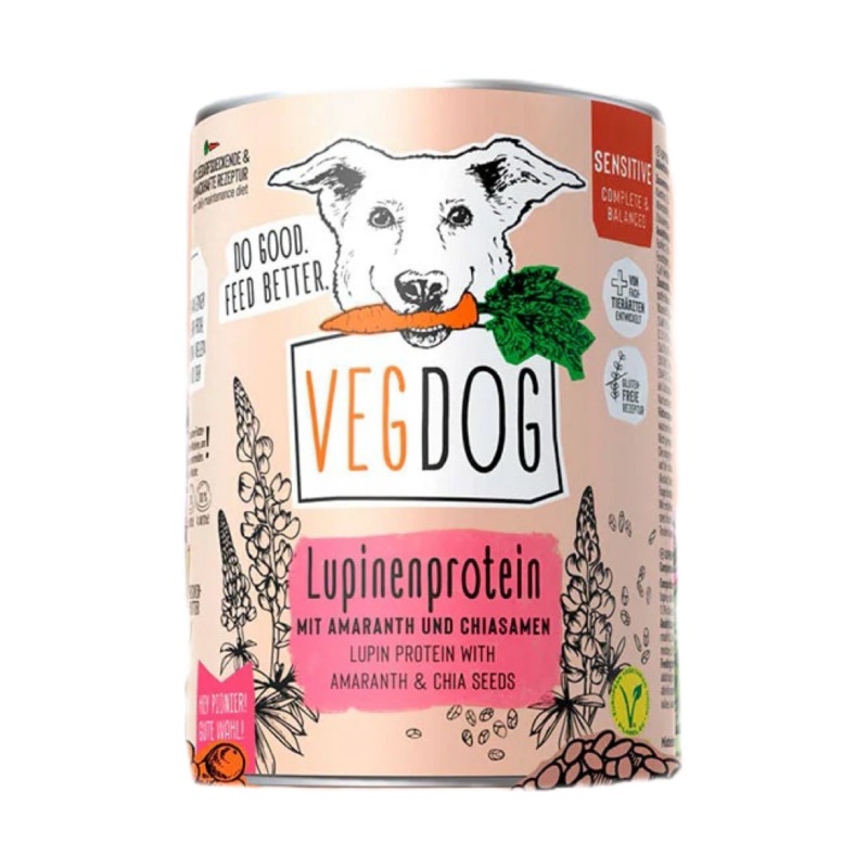 VegDog Vegansk Vådfoder M/Lupinprotein