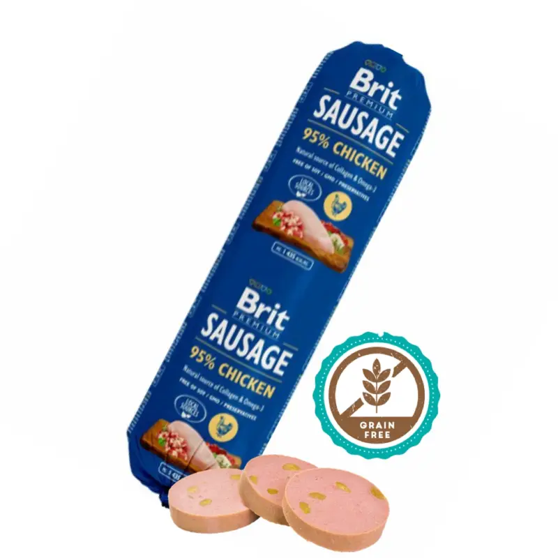 Brit Premium Vådfoder Pølse M/Kylling