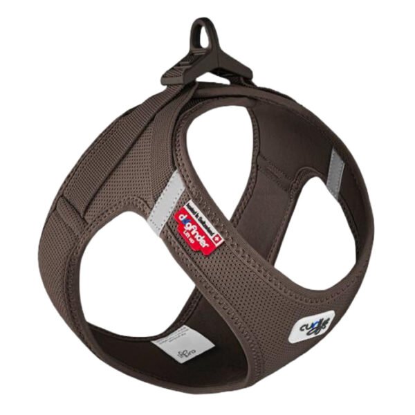 Curli Air-Mesh Vest Step-In Hundesele Brun