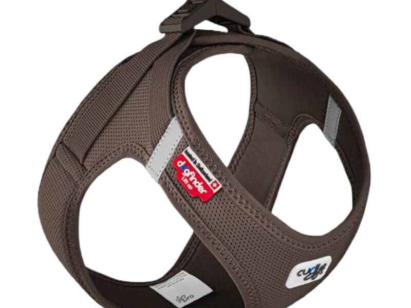 Curli Air-Mesh Vest Step-In Hundesele Brun