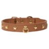 Branni Pets Nara Designer Halsbånd M/Stjerner Brun