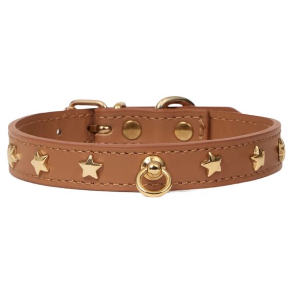 Branni Pets Nara Designer Halsbånd M/Stjerner Brun