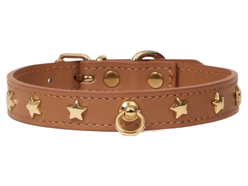 Branni Pets Nara Designer Halsbånd M/Stjerner Brun