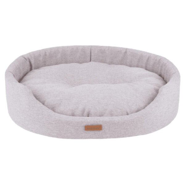 Amiplay Sandfarvet Oval Hundeseng