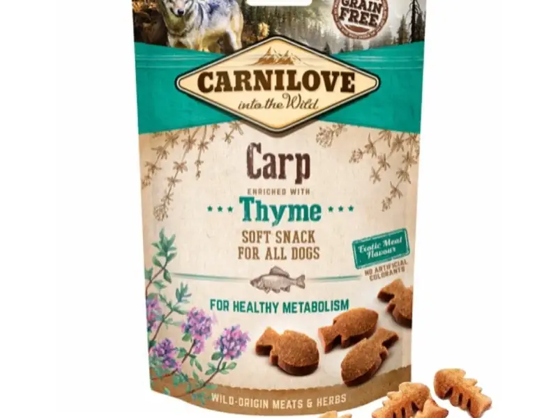 Carnilove Soft Snack M/Karpe & Timian 200g
