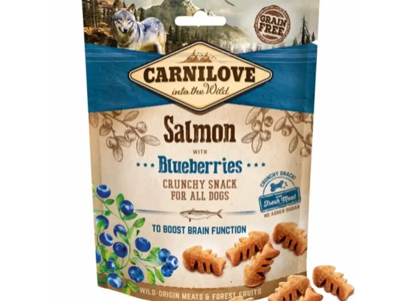 Carnilove Crunchy Snack M/Laks & Blåbær 200g