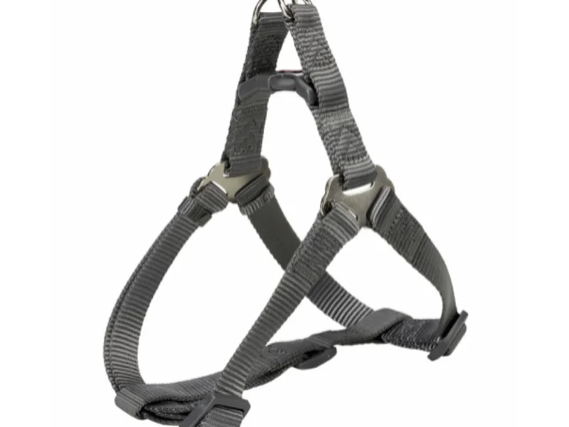 Trixie Premium One Touch Step-In Hundesele Grå