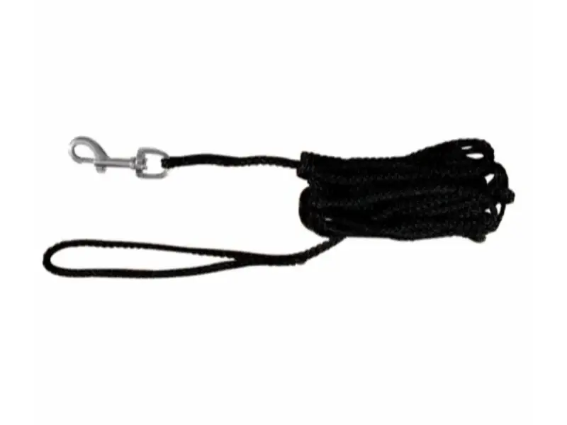 Trixie Sporline Nylon Træningsline Sort