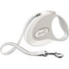 Flexi New Style Rulleline M/Bånd Hvid