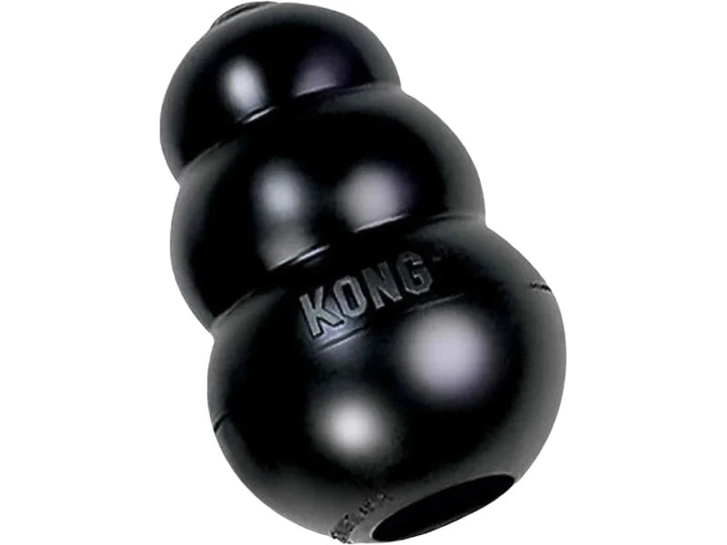 KONG Extreme Sort Aktivitetsbold Hundelegetøj