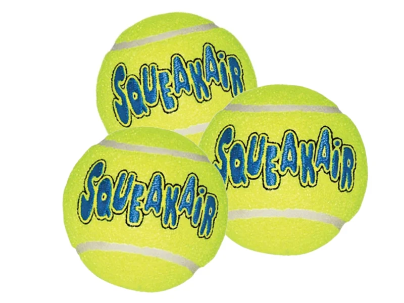 KONG Squeakair 3 Mini Tennisbolde Hundelegetøj