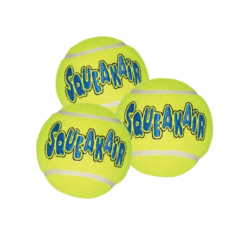 KONG Squeakair 3 Mini Tennisbolde Hundelegetøj