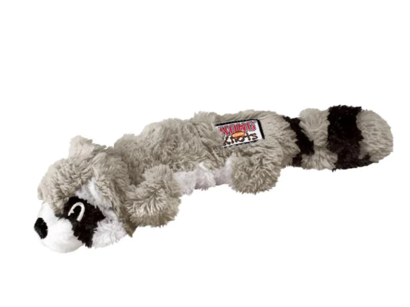 KONG Scrunch Knots Vaskebjørn Medium Hundelegetøj