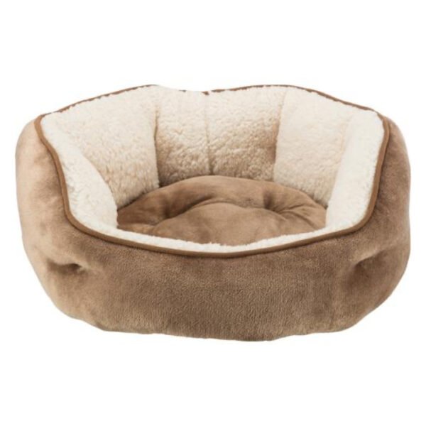 Trixie Cosma Brun/Cremefarvet Blød Hundeseng - Image 2