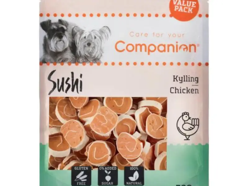 Companion Chicken Sushi Økonomikøb 500 g