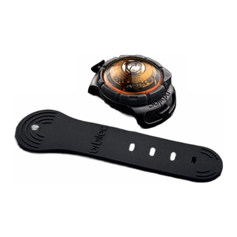 Orbiloc Dual Dog Safety Light Amber Hundelygte