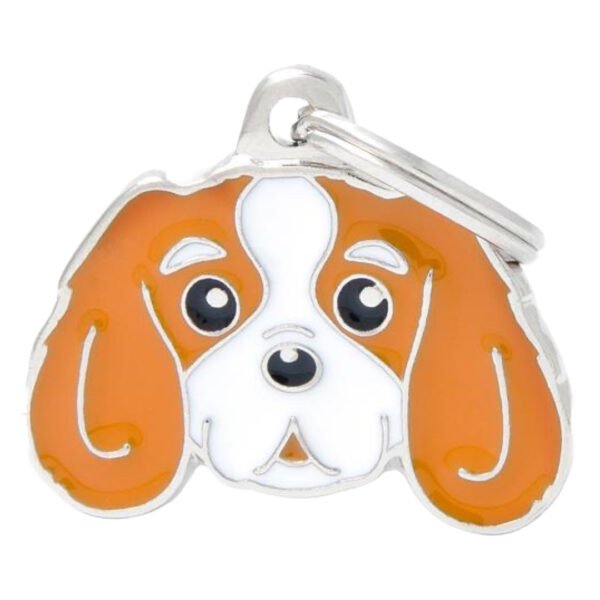 MyFamily Hundetegn Cavalier King Charles Spaniel Rød og Hvid