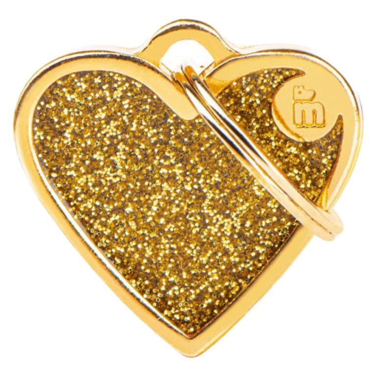 MyFamily Hundetegn Shine Hjerte Guld