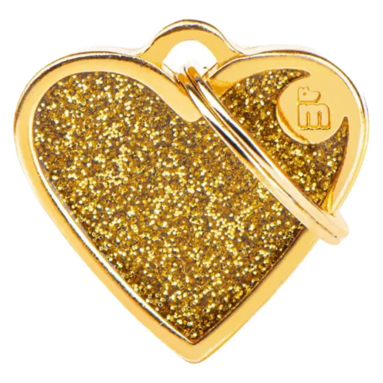 MyFamily Hundetegn Shine Hjerte Guld