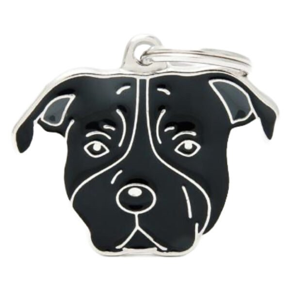 MyFamily Hundetegn Staffordshire Bull Terrier Sort