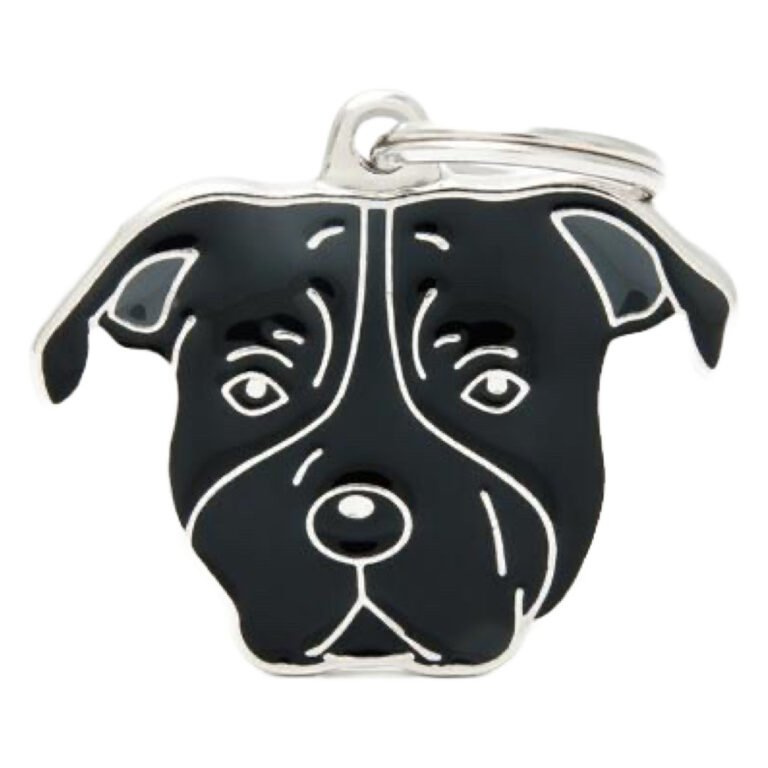 MyFamily Hundetegn Staffordshire Bull Terrier Sort