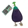 Green & Wilds ECO Aubergine Hundelegetøj