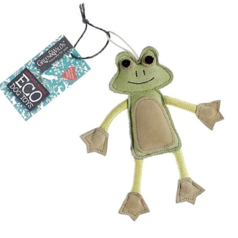Green & Wilds ECO Frø Hundelegetøj