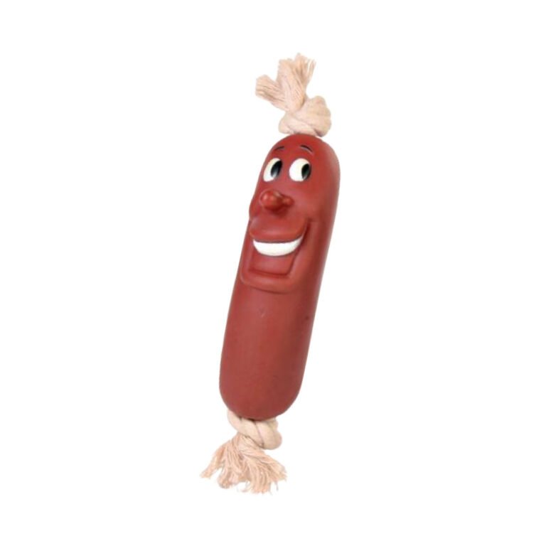 Trixie Pølse På Reb Hundelegetøj
