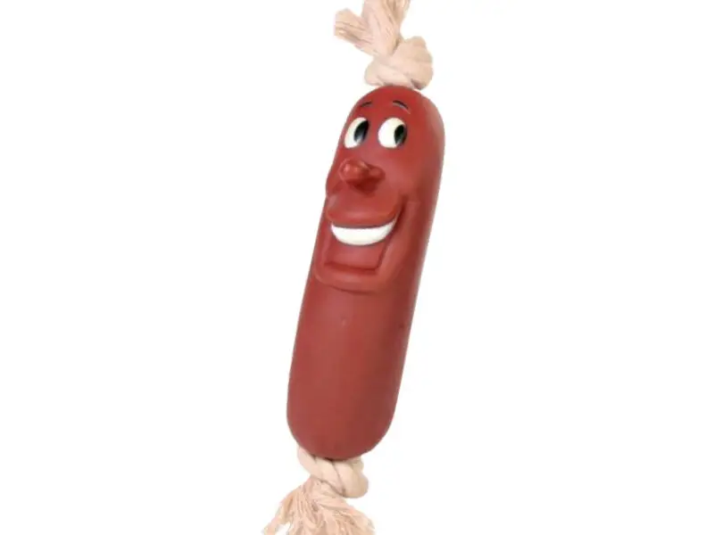 Trixie Pølse På Reb Hundelegetøj