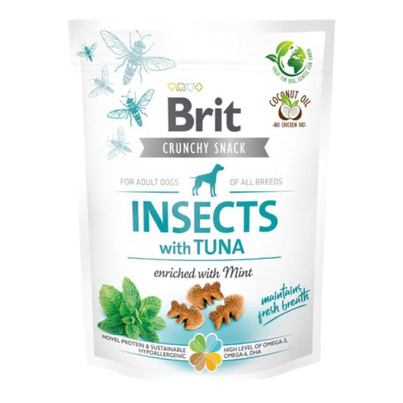 Brit Crunchy Snack M/Insektprotein & Tunfisk