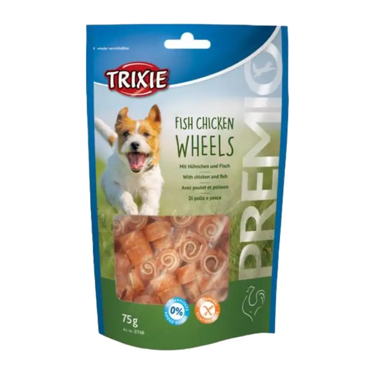 Trixie Premio Snack Fish Chicken Wheels