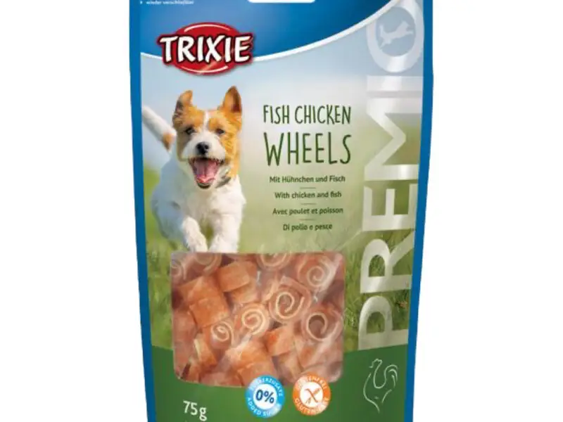 Trixie Premio Snack Fish Chicken Wheels