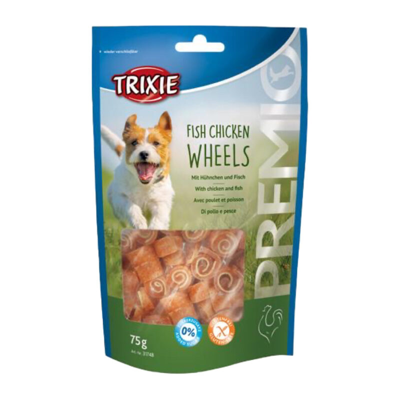 Trixie Premio Snack Fish Chicken Wheels