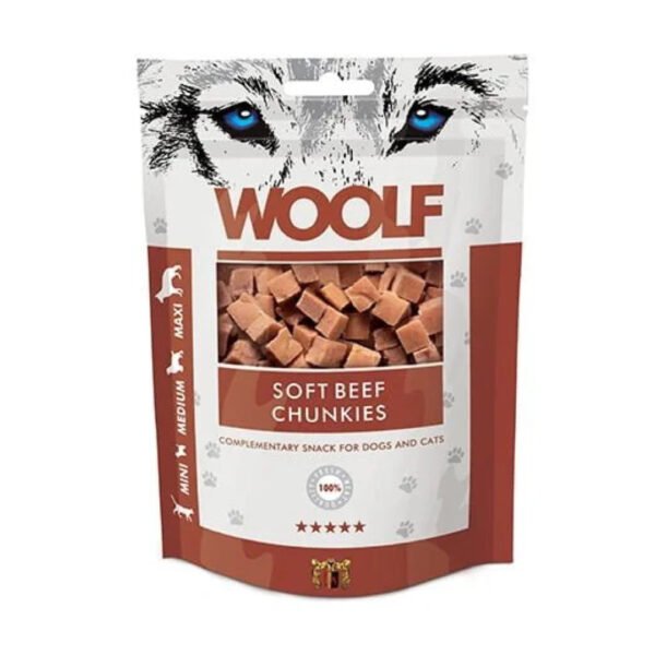 Woolf Soft Beef Chunkies M/Oksekød