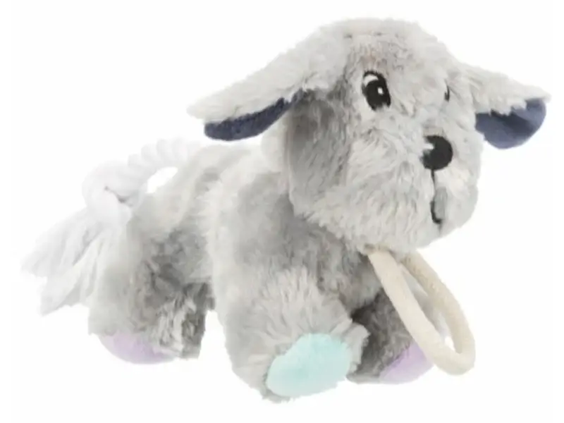 Trixie Junior Plys Hund Med Tov Hundelegetøj