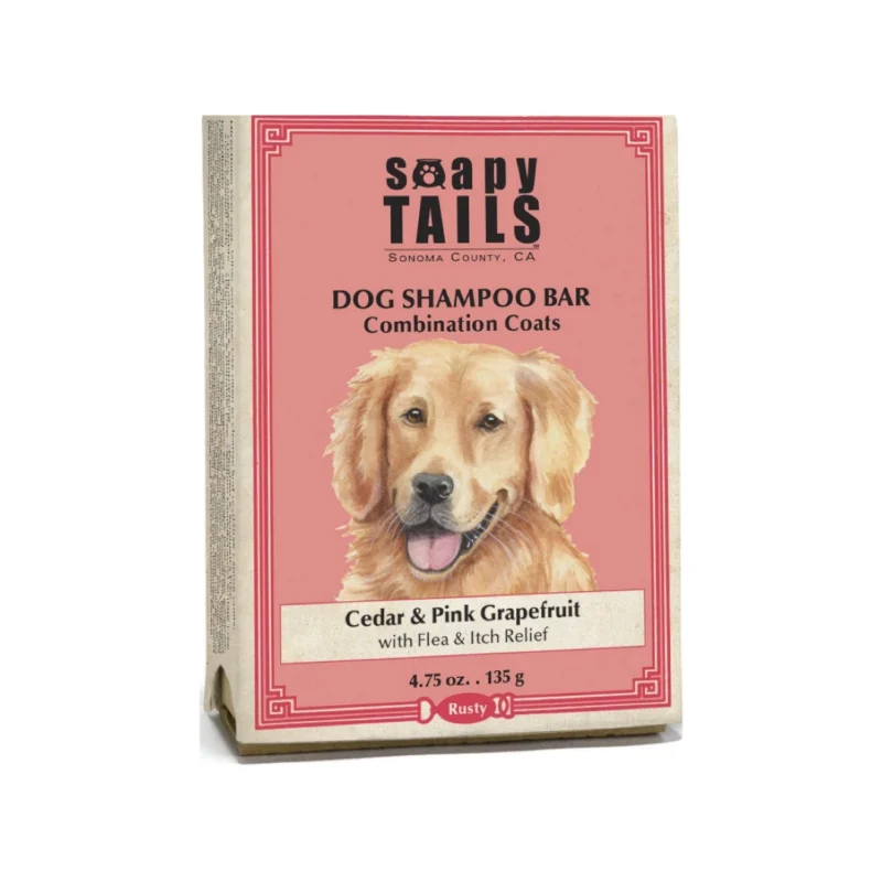 Soapy Tails Shampoobar Cedertræ & Grapefrugt Hundeshampoo