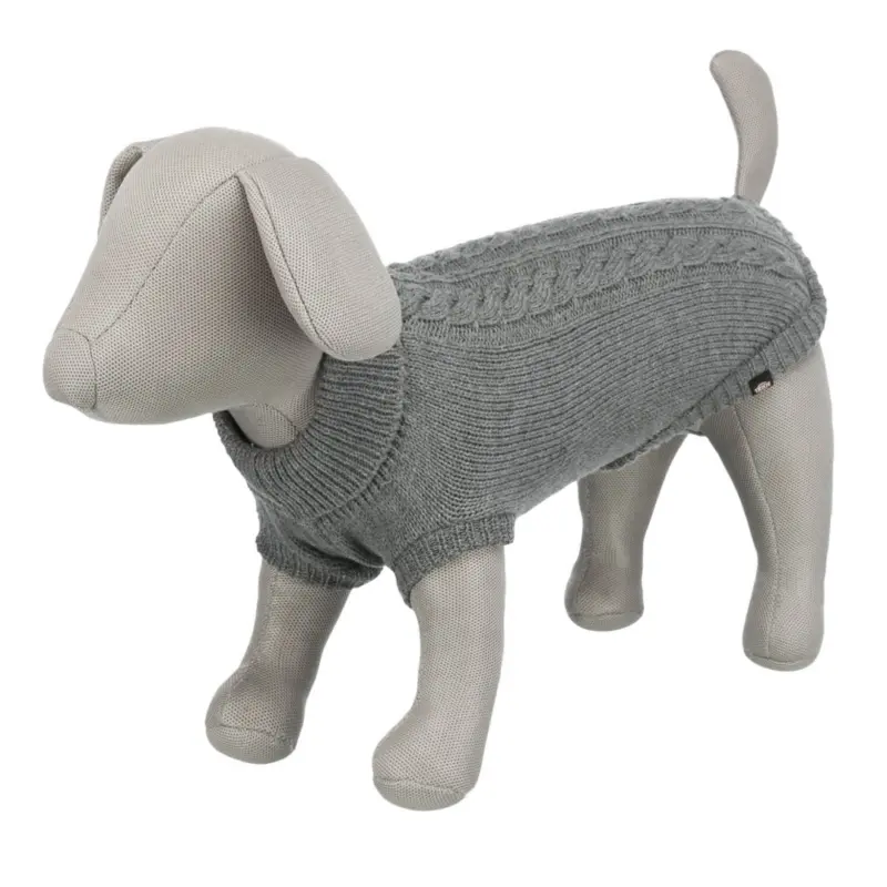 Trixie Kenton Strikket Pullover Grå Hundesweater