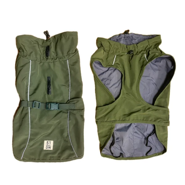 51DN Mørkegrøn Softshell Hundejakke - Image 2