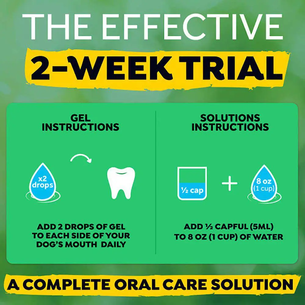 Tropiclean Fresh Breath Prøvepakke Gel+Solution - Billede 2