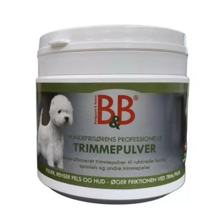 B&B Mineralbaseret Trimmepulver Ruhåret Pels 200 g