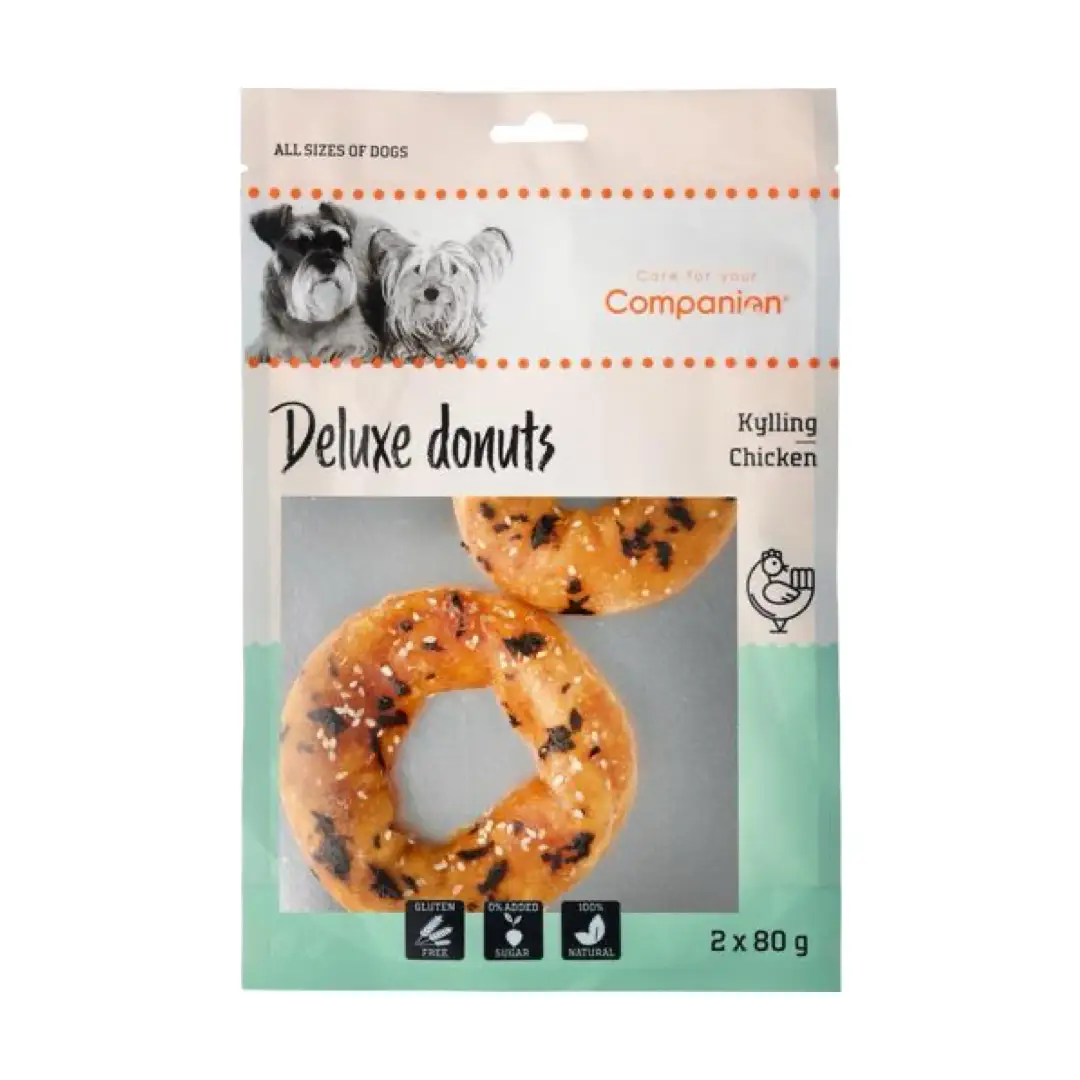 Companion Tyggering Donut M/Kylling 2 stk