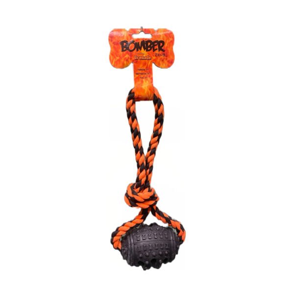 Bomber Rope Grenade Hundelegetøj