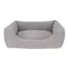 Nordic Paws Teddy Grå Fleece Hundeseng